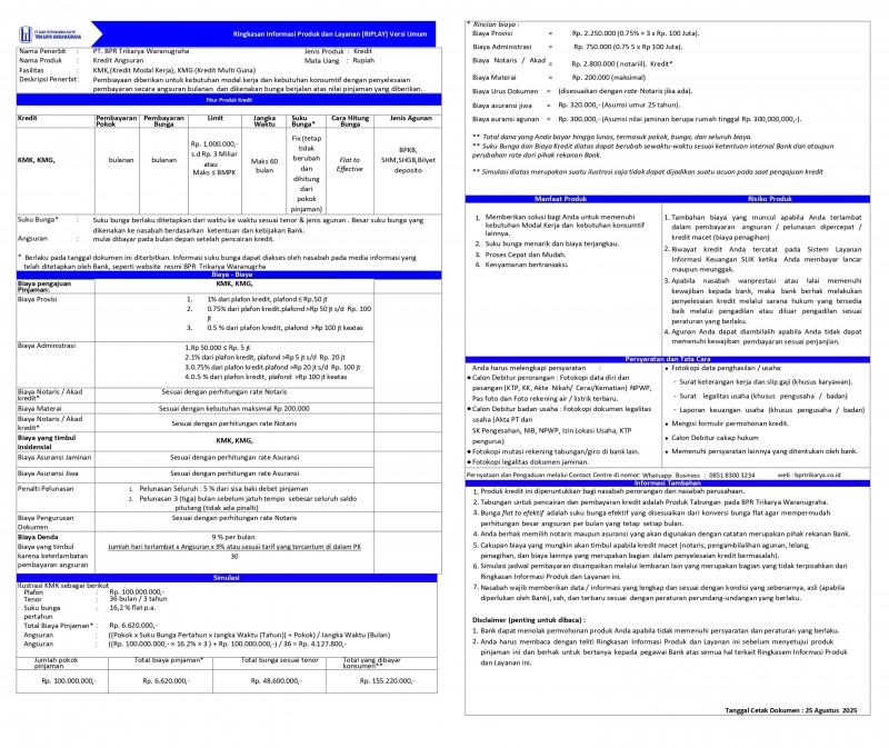 RIPLAY Umum Kredit Angsuran